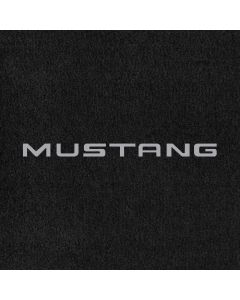 Lloyd Mats Velourtex Ebony Front Floor Mats For Ford Mustang, Logo