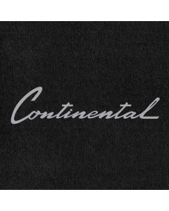 Lloyd Mats Velourtex Ebony Front Floor Mats For Lincoln Continental, Logo