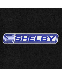 Lloyd Mats Velourtex Ebony Front Floor Mats For Mustang Shelby GT350, Logo