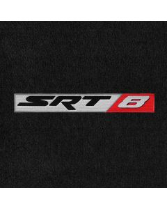 Lloyd Mats ® - Velourtex Ebony Standard Cargo Mat For Grand Cherokee SRT8 with SRT 8 Applique