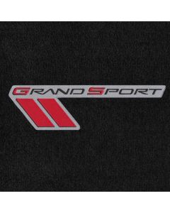 Lloyd Mats ® - Velourtex Ebony Standard Deck Mat For Corvette Grand Sport with Grand Sport Logo