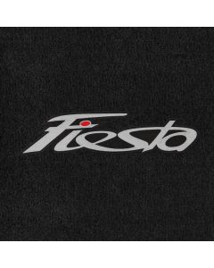 Lloyd Mats Velourtex Ebony Standard Trunk Mat For Ford Fiesta, Logo