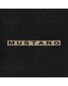 Lloyd Mats Velourtex Ebony Standard Trunk Mat For Ford Mustang, Logo
