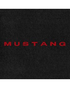 Lloyd Mats Velourtex Ebony Standard Trunk Mat For Ford Mustang, Logo