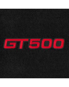 Lloyd Mats Velourtex Ebony Standard Trunk Mat For Mustang Shelby GT500, Logo