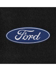 Lloyd Mats Velourtex Ebony Standard Trunk Mat For Mustang, Logo