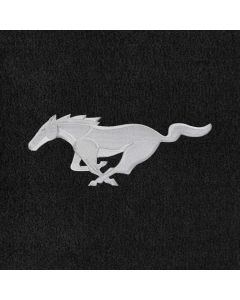 Lloyd Mats Velourtex Ebony Standard Trunk Mat For Mustang, Logo