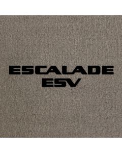 Lloyd Mats Velourtex Grey 3PC Floor Mats For Cadillac Escalade ESV, Logo