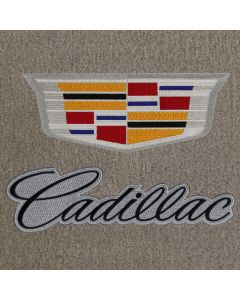Lloyd Mats Velourtex Grey 5PC Floor Mats For Cadillac CTS-V, Logo