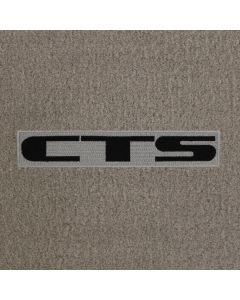 Lloyd Mats Velourtex Grey Front Floor Mats For Cadillac CTS, Logo