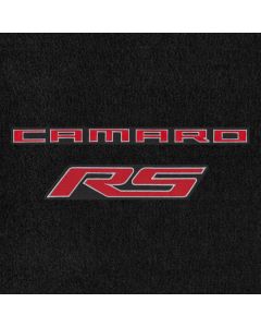 Lloyd Mats Velourtex Grey Front Floor Mats For Camaro RS, Logo