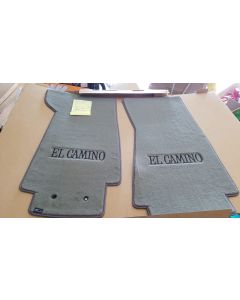 Lloyd Mats Velourtex Grey Front Floor Mats For Chevrolet El Camino, Main
