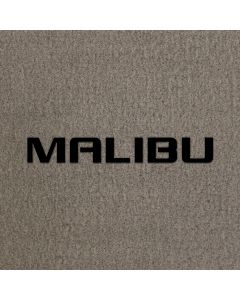 Lloyd Mats ® - Velourtex Grey Front Floor Mats For Chevrolet Malibu with Black Malibu Embroidery