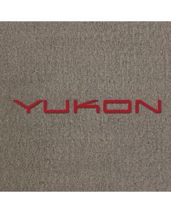 Lloyd Mats Velourtex Grey Front Floor Mats For GMC Yukon, Logo