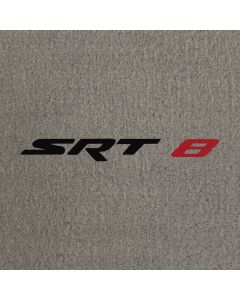 Lloyd Mats Velourtex Grey Front Floor Mats For Grand Cherokee SRT8, Logo