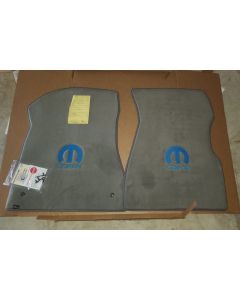 Lloyd Mats Velourtex Grey Front Floor Mats For Plymouth Duster, Main
