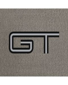 Lloyd Mats Velourtex Grey Standard Trunk Mat For Mustang, Logo