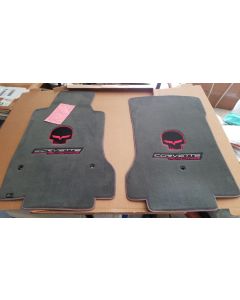 Lloyd Mats Velourtex Smoke Front Floor Mats For Chevrolet Corvette, Main