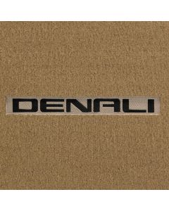 Lloyd Mats ® - Velourtex Tan Front Floor Mats For GMC Denali with Black Denali on Tan Applique