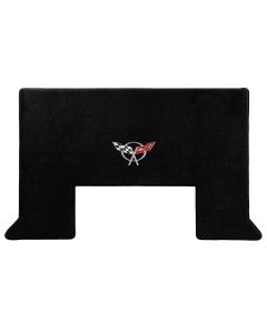 Lloyd ® - Ultimat™ Black Custom Cargo Mat With Silver C5 Flags Logo (600020)