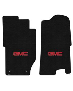 Lloyd ® - Ultimat™ Black Custom Front Floor Mats With Red GMC Logo (600322)