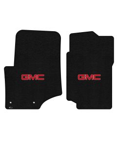 Lloyd ® - Ultimat™ Black Custom Front Floor Mats With Red GMC Logo (600327)