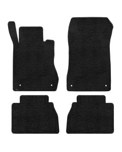 Lloyd ® - Ultimat™ Black Plain Custom 4PC Floor Mats (600113)