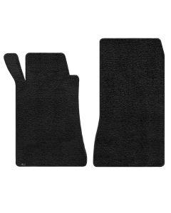 Lloyd ® - Ultimat™ Black Plain Custom Front Floor Mats (600106)