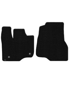 Lloyd ® - Ultimat™ Black Plain Custom Front Floor Mats (600181)