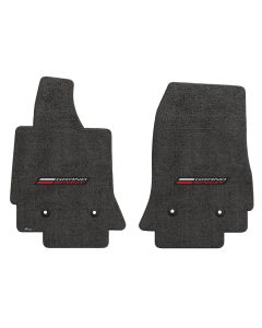 Lloyd ® - Ultimat™ Dark Grey Custom Front Floor Mats With Silver and Red Grand Sport Logo (600302)