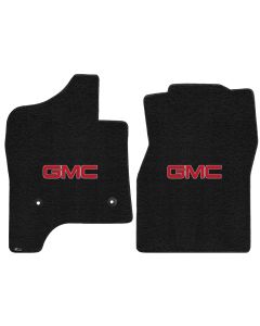 Lloyd ® - Ultimat™ Ebony Custom Front Floor Mats With Red GMC Logo (600172)