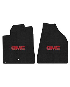 Lloyd ® - Ultimat™ Ebony Custom Front Floor Mats With Red GMC Logo (600313)