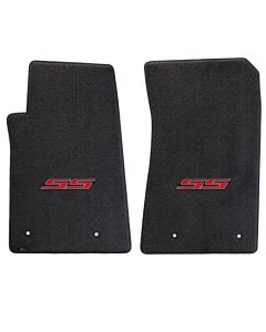Lloyd ® - Ultimat™ Ebony Custom Front Floor Mats With Red SS Logo (600002)