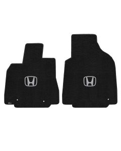 Lloyd ® - Ultimat™ Ebony Custom Front Floor Mats With Silver H Logo (600206)