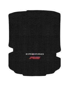 Lloyd ® - Ultimat™ Ebony Custom Trunk Mat With Silver and Red Camaro RS Logo (600299)