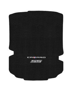 Lloyd ® - Ultimat™ Ebony Custom Trunk Mat With Silver Camaro SS Logo (600296)