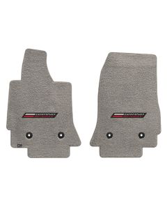 Lloyd ® - Ultimat™ Grey Custom Front Floor Mats With Silver and Red Grand Sport Logo (600301)