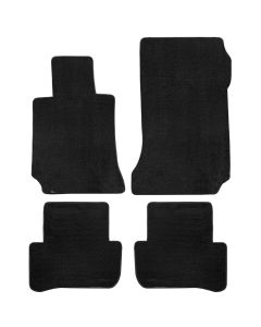 Lloyd ® - Velourtex™ Black Plain Custom 4PC Floor Mats (620109)