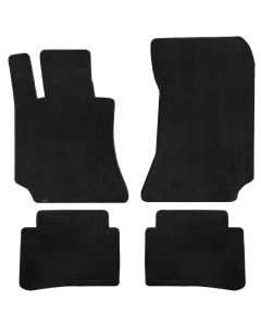 Lloyd ® - Velourtex™ Black Plain Custom 4PC Floor Mats (620117)
