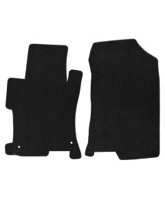 Lloyd ® - Velourtex™ Black Plain Custom Front Floor Mats (620094)