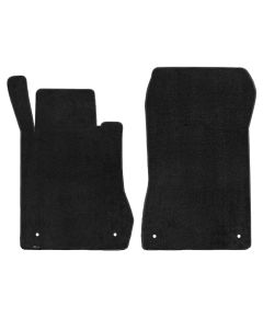 Lloyd ® - Velourtex™ Black Plain Custom Front Floor Mats (620112)