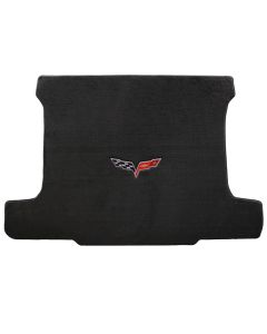 Lloyd ® - Velourtex™ Ebony Custom Cargo Mat With C6 Flags Logo (620013)