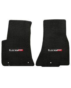 Lloyd ® - Velourtex™ Ebony Custom Front Floor Mats With SRT8 Logo (620024)