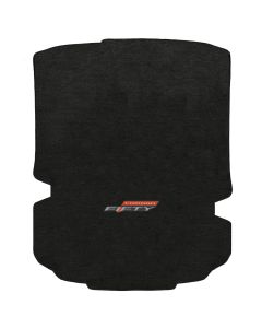 Lloyd ® - Velourtex™ Ebony Custom Trunk Mat With 50Th Anniversary Logo (620189)
