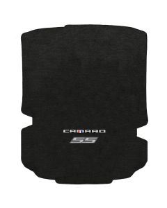 Lloyd ® - Velourtex™ Ebony Custom Trunk Mat With Silver Camaro SS Logo (620201)