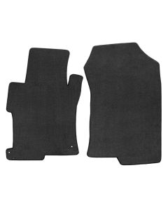 Lloyd ® - Velourtex™ Ebony Plain Custom Front Floor Mats (620100)