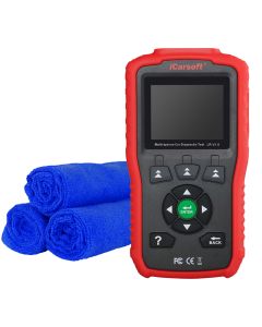 iCarsoft ® - Red Professional Multi-System Auto Diagnostic Tool With Oil Service Reset And Battery Test (LR V1.0)