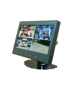 Mito Auto CAMOS 7 Inch LCD Quad Screen View Monitor With Audio and 6 Inputs 01-CM709M1, Monitor
