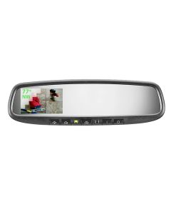 Mito Auto Gentex Auto-Dim Universal Rearview Mirror With 3.3 Inch RCD, Compass, Temperature and HomeLink 50-GENK3350S, Main Image