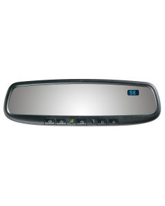 Mito Auto - Gentex Auto-Dim Universal Rearview Mirror with Compass and HomeLink 4 (50-GENK45AM4), Front View